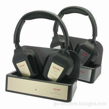 Dual-channel Wireless Headset with Crystal Clear Stereo Sound and Soft Headband